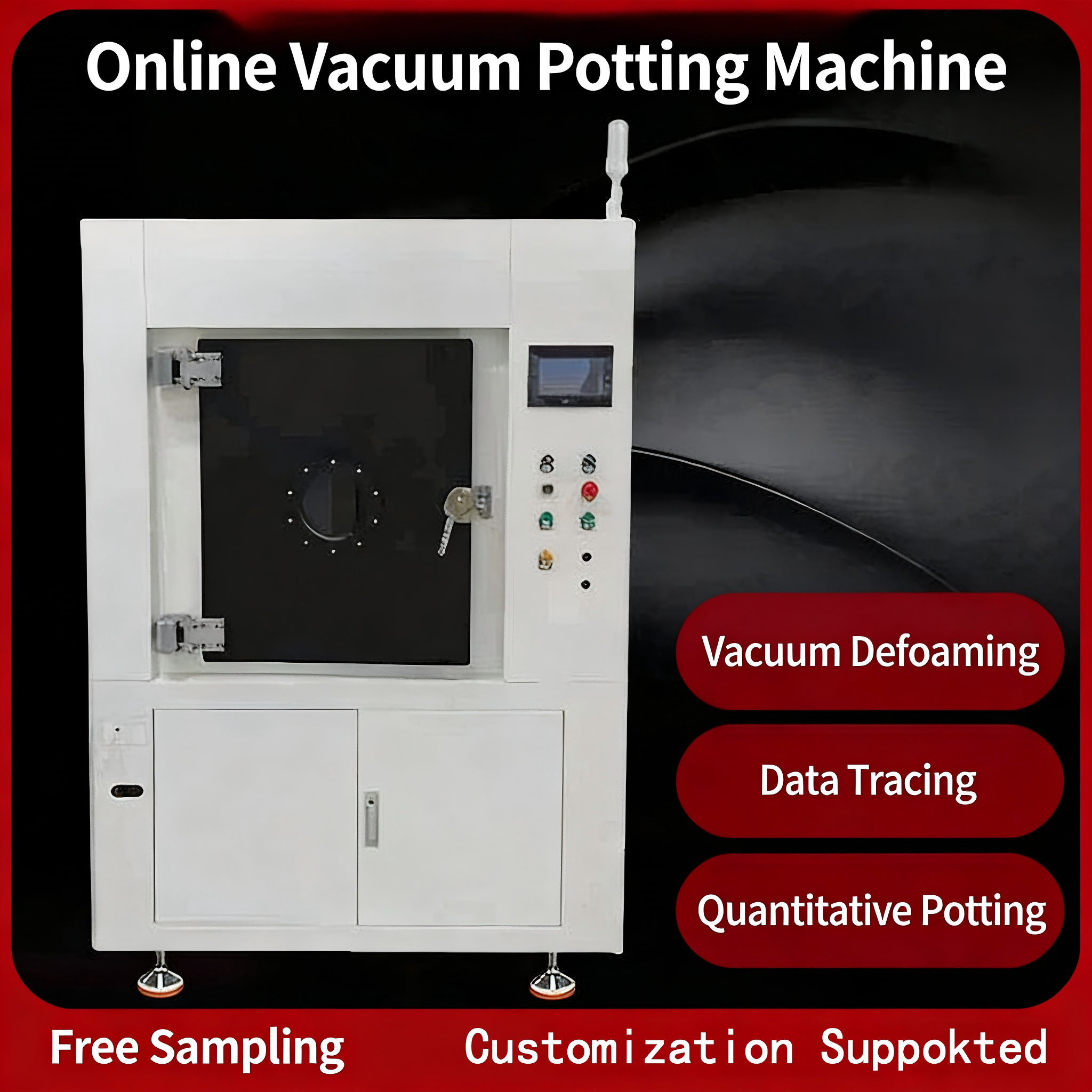 Automatic Vacuum Potting Machine - Inline production line for mass manufacturing